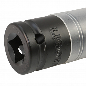 Licota ANS4021L-HT Головка, 1/2", 21 мм, торцевая, 6-гранная, ударная, глубокая, тонкостенная, для литых дисков