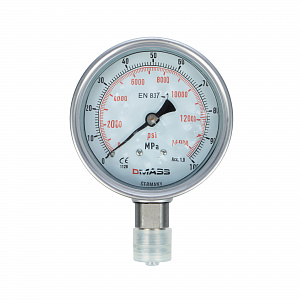 GARWIN PRO 819050-9 Манометр гидравлический для насосных станций 541510-1, 541510-2; 1000 бар