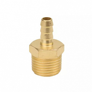 GARWIN PRO MH4025G Фитинг наружная резьба 1/2 - елка 8 мм, латунь