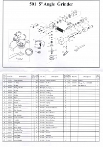 Licota PAG-30028B Пневматическая углошлифовальная машинка (УШМ) 125 мм 11000 об/мин, промышленная