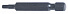 Licota S3HE105025 Бита, с шестигранным хвостовиком, 1/4", H2.5, 50 мм, усиленная, 1 шт-4004