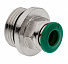 GARWIN PRO 808520-6-38 Фитинг цанговый М3/8" 6 мм, с уплотнением, метал. корпус-4004