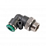 GARWIN PRO 808520-Г-6-14-1 Уголок M1/4" цанга 6 мм, с уплотнением, пластм. корпус-4004