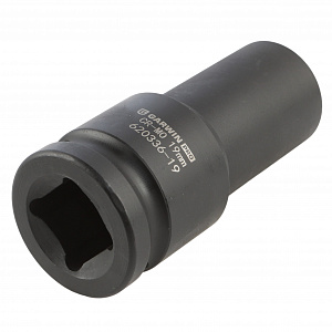 GARWIN PRO 620336-19 Головка, 3/4", 19 мм, торцевая, 6-гранная, ударная, глубокая