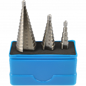 GARWIN INDUSTRIAL 102560-4-12*4-30 Набор ступенчатых сверл 4-12, 4-20, 4-30 мм, HSS-Co5
