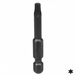 Вставка (бита) торцевая 1/4", Torx, Т6, 50 мм, для шуруповерта KING TONY 715006T