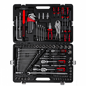 RUNTEC RT-HT142T Набор ручных инструментов RUNTEC TECHNIC 142 предмета 1/2", 3/8", 1/4"