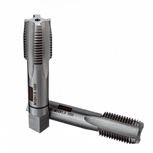 GARWIN INDUSTRIAL GM-TF160150 Метчики ручные Mf16x1.5, DIN 2181, HSS, 6H, комплект из 2 штук