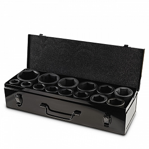 RUNTEC RT-IS3B14L Набор ударных головок глубоких RUNTEC 1", 22-60 мм, CrMo, 14 предметов