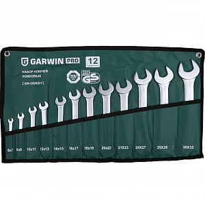 GARWIN PRO GR-ODK01 Набор ключей рожковых 12 предметов 6х7-30х32 мм