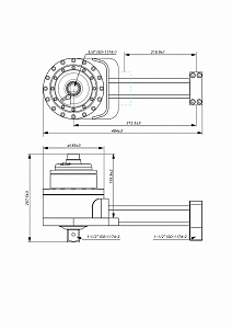 Licota AQMT-PN69Q10 Усилитель крутящего момента, мультипликатор 3/4"х 1-1/2" 10000 Нм