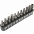 Licota ALK-8009-BIT2-CK Набор бит 1/4" 25 мм на держателе TORX c отв., HEX-4004