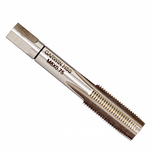 GARWIN INDUSTRIAL GM-TF080075 Метчики ручные Mf8x0.75, DIN 2181, HSS, 6H, комплект из 2 штук