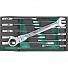 GARWIN PRO 646175 Набор ключей комбинированных трещоточных с шарниром 8-24 мм, 11 пр. в ложементе EVA-4004
