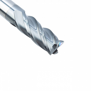 GARWIN INDUSTRIAL 160999-35 Фреза концевая твердосплавная 10 мм z4, общего применения, ф10x25x10x75L (35°) HRC45/LD AlTiN (серия UP210)