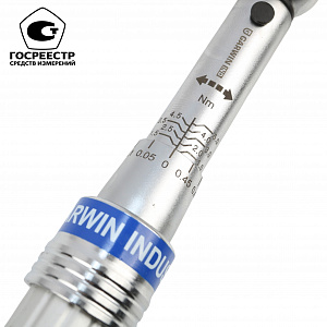GARWIN INDUSTRIAL 502210-1-5S Динамометрический ключ 1-5 Нм, двухстороннего действия с разъемом под сменные насадки 9х12