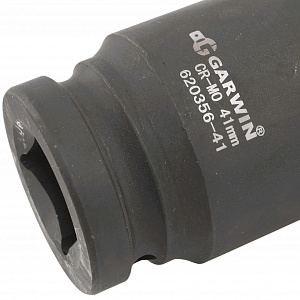 GARWIN PRO 620356-41 Головка, 1", 41 мм, торцевая, 6-гранная, ударная, глубокая