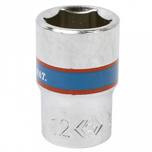 Головка торцевая стандартная шестигранная 1/4", 12 мм KING TONY 233512M