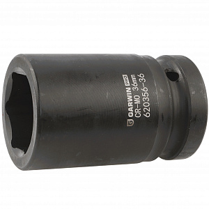 GARWIN PRO 620356-36 Головка, 1", 36 мм, торцевая, 6-гранная, ударная, глубокая