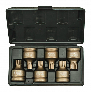 Licota ASA-80009 Набор ударных головок 3/4", T70-T100, M16, M18, 6пр.