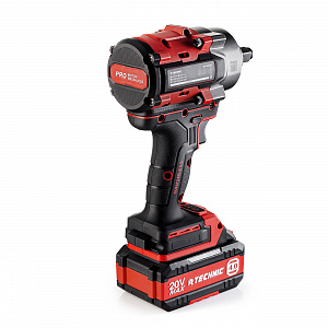 RUNTEC RT-IW1000T Гайковерт ударный аккумуляторный RUNTEC TECHNIC 1/2", 20В, 2*4Ач, 1000Нм