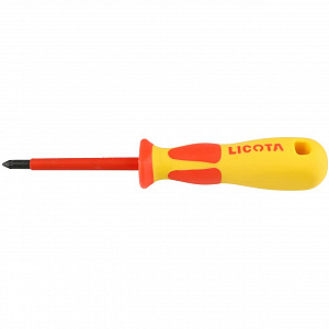 Licota ASD-930801 Отвертка изолированная VDE 1000V PZ1, 80 мм