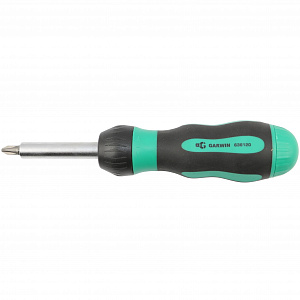 GARWIN PRO 636120 Отвертка трещоточная с набором бит, 8 пр.