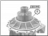 Licota ATF-3174 Головка для гайки выходного вала АКПП BMW 5HP24/5HP30-4004