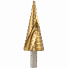 GARWIN INDUSTRIAL 102570-4-12*4-30 Набор ступенчатых сверл 4-12, 4-20, 4-30 мм, HSS, TiN, со спиральной канавкой-4004