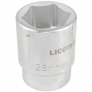 Licota N80036 Головка, 1", 36 мм, торцевая, 6-гранная
