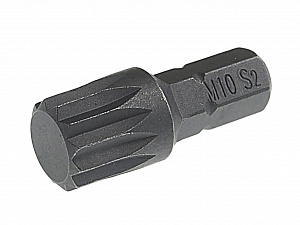 Бита SPLINE M10х25мм 1/4" JTC