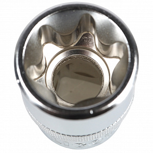 Licota TBS-11005 Набор головок Е-профиль Е4-Е24 1/4", 3/8", 1/2" 14пр. на линейке