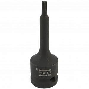 GARWIN PRO 626616-25 Головка, 1/2, T25, торцевая, TORX, ударная, 78 мм