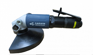 GARWIN INDUSTRIAL 803017-18-10 Пневматическая углошлифовальная машинка (УШМ) c рычажным включателем, 180 мм, 7600 об/мин., 1,8 л.с., промышленная
