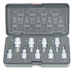 Licota TBS-12185 Набор головок 1/2" со вставками RIBE RM4-RM13 9пр.