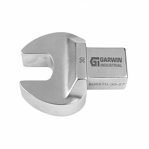 GARWIN INDUSTRIAL 505570-30-27 Насадка для динамометрического ключа рожковая 30 мм с посадочным квадратом 27*36