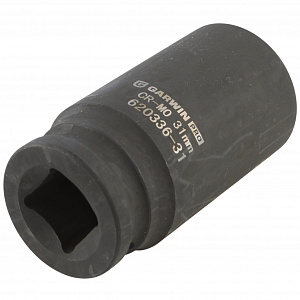 GARWIN PRO 620336-31 Головка, 3/4", 31 мм, торцевая, 6-гранная, ударная, глубокая