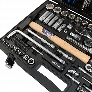 Licota ALK-8022F Набор инструмента 1/4", 3/8", 1/2", 131 предмет