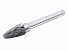 GARWIN INDUSTRIAL 900625-10*20*64 Борфреза параболическая с закругленным концом 10x20x64 мм, VHM, DC, форма F (серия 900625)-4004