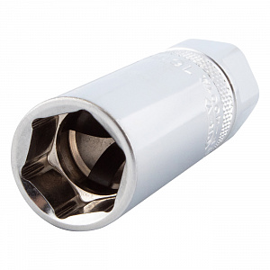 Licota ATF-4007A Головка, 1/2", 16 мм, торцевая, 6-гранная, глубокая, свечная