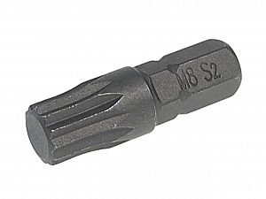 Бита SPLINE M8х25мм 1/4" DR JTC