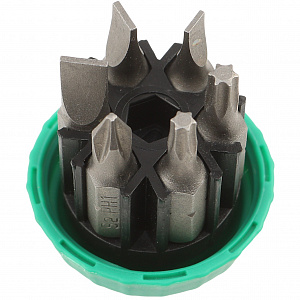 GARWIN PRO 636120 Отвертка трещоточная с набором бит, 8 пр.
