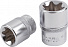 Licota E416 Головка, 1/2", E16, торцевая, E-профиль-4004