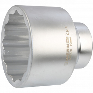 GARWIN PRO 610775-70 Головка, 1", 70 мм, торцевая, 12-гранная