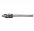 GARWIN INDUSTRIAL 900665-10*25*70 Борфреза пламевидная 10x25x70 мм, VHM, DC, форма H (серия 900665)-4004