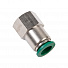 GARWIN PRO 808520-10-38-0 Цанговый разъем F3/8" 10 мм, с уплотнением, металлический корпус-4004