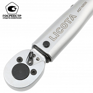 Licota AQT-N2025 Динамометрический ключ моментный 1/4" 5-25Нм, резьб. фикс.