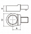 GARWIN INDUSTRIAL 505580-30-14 Насадка для динамометрического ключа накидная 30 мм с посадочным квадратом 14*18-4004