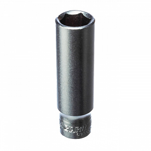 GARWIN PRO S0108L Головка, 1/4", 8 мм, торцевая, 6-гранная, глубокая