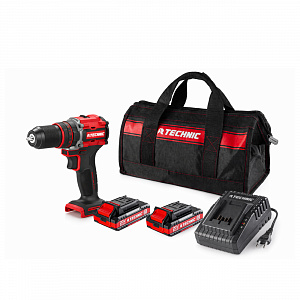 RUNTEC RT-ID60T Дрель-шуруповерт ударная аккумуляторная RUNTEC TECHNIC 13 мм, 20 В, 2*2Ач, 60 Нм